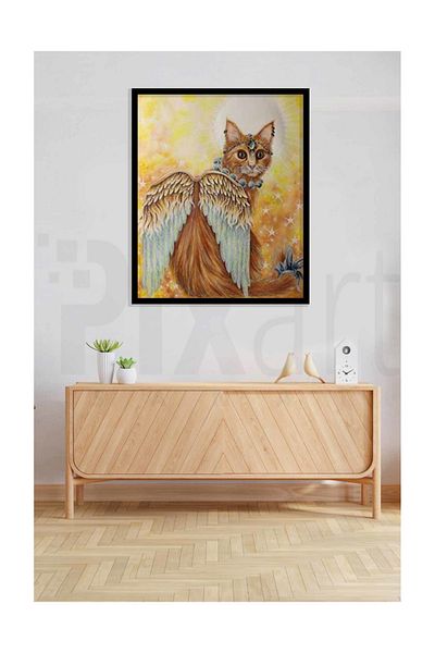 pixartsanat Mythological Cat Pixart Art Diamond Mosic Painting Daimond Turkey 55*68