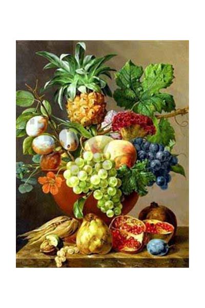 pixartsanat Coconuts Pixart Art Diamond Mosaic Painting Diamond Turkey 40*60