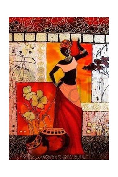pixartsanat Red Pottery Pixart Art Diamond Mosaic Painting Diamond Turkey 38*56
