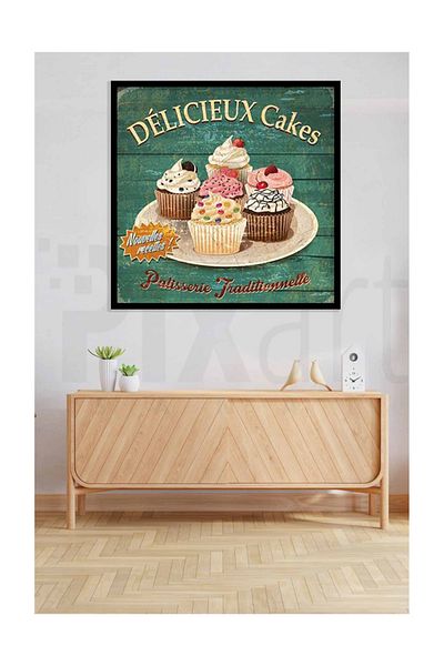 pixartsanat Delicious Cakes Nostalgia Pixart Art Diamond Mosaic Painting Diamond Turkey 46*51