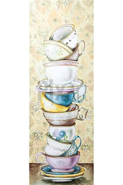 pixartsanat Cup Stack Pixart Art Diamond Mosaic Painting Diamond Türkiye 30*60