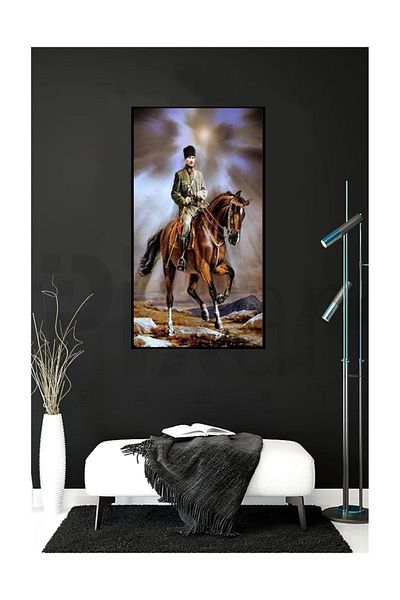 pixartsanat Ataturk Pixart Art Diamond Mosaic Painting Diamond Turkey 36*54