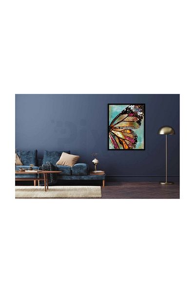 pixartsanat Perfect Patterned Butterfly Wing PixArt Art Diamond Mosaic Painting Daimond Turkey 37*52