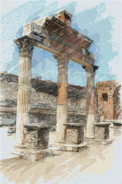 pixartsanat Antique Kent 35x52 PixArt Art Diamond Mosaic Painting Diamond Turkey