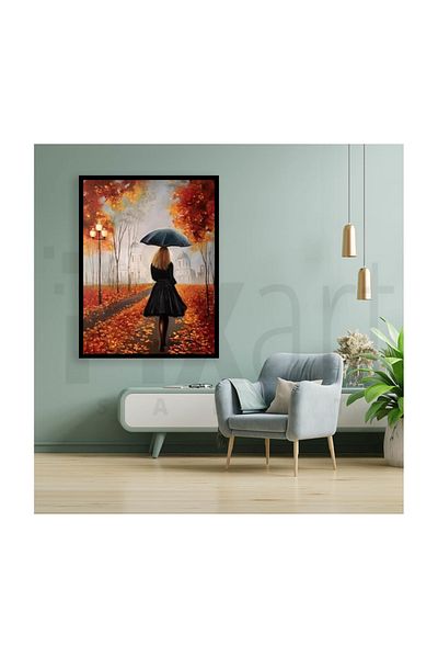 pixartsanat Autumn Walk Pixart Art Diamond Mosaic Painting Diamond Türkiye 38*50