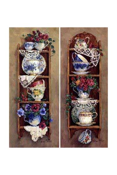 pixartsanat Cups on the Shelf Pixart Art Diamond Mosaic Painting Diamond Turkey 46*56