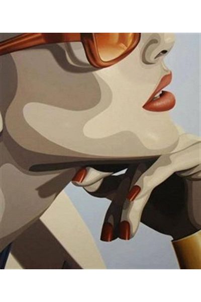 pixartsanat Modern Girl Pixart Art Diamond Mosaic Painting Diamond Turkey 43*51