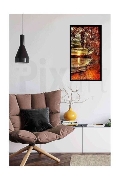 pixartsanat Sunset Seaside Pixart Art Diamond Mosaic Painting Diamond Turkey 38*69