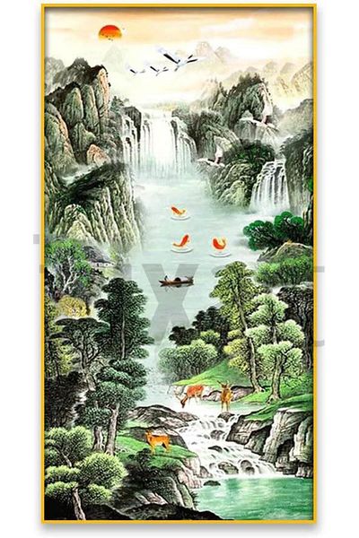 pixartsanat Landscape 45*85 PixArt Art Diamond Mosaic Painting Diamond Turkey