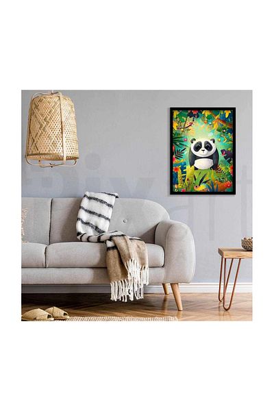 pixartsanat Sweet Fluffy Panda Pixart Art Diamond Mosaic Painting Diamond Turkey 54*72