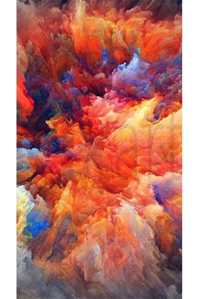 pixartsanat 40*60 Colorful Cloud Patterned Pixart Art Diamond Mosaic Diamond - Turkey
