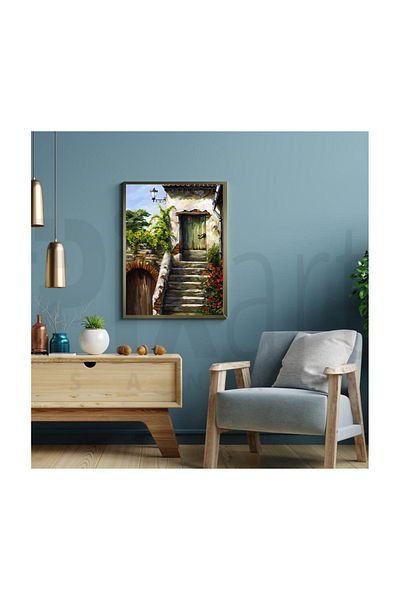 pixartsanat Old House Pixart Art Diamond Mosaic Painting Diamond Turkey 40*50