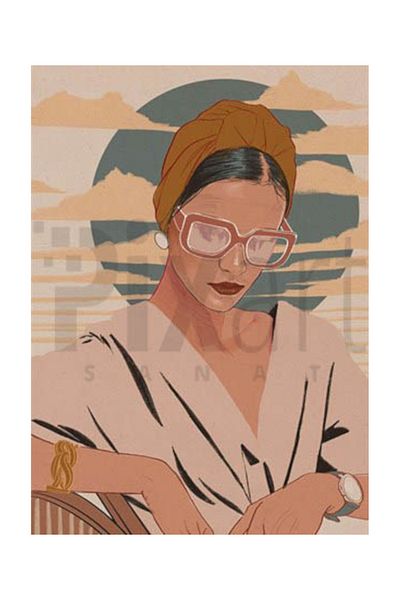 pixartsanat Summer Day Beautiful Woman Pixart Art Diamond Mosaic Painting Diamond Turkey 43*55