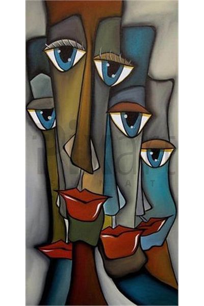 pixartsanat Face Pixart Art Diamond Mosaic Painting Diamond Turkey 21*51