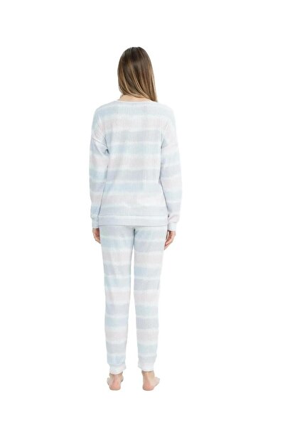 U.S. Polo Assn. U.S. Polo Assn. 17095 Termal Uzun Kollu Paçası Lastikli Pijama Takım