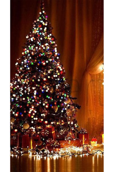 pixartsanat Fancy Christmas Tree Pixart Art Diamond Mosaic Painting Diamond Turkey 37*69