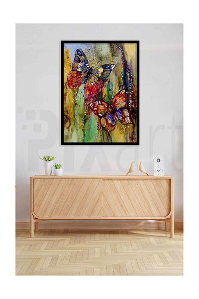 pixartsanat Light Butterflies Pixart Art Diamond Mosaic Painting Daimond Türkiye 50*66
