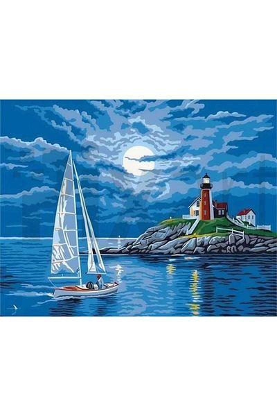 pixartsanat Lighthouse 30*40 PixArt Art Diamond Mosaic Painting Diamond Turkey