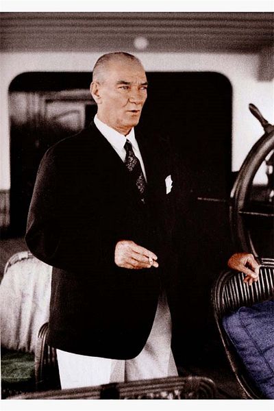 pixartsanat Ataturk on Board Pixart 40*60 Diamond Mosaic Diamond - Turkey Art