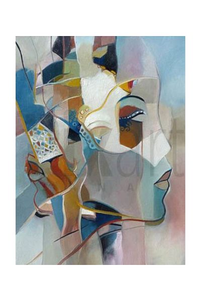 pixartsanat Abstract Art Work Pixart Art Diamond Mosaic Painting Diamond Turkey 43*60