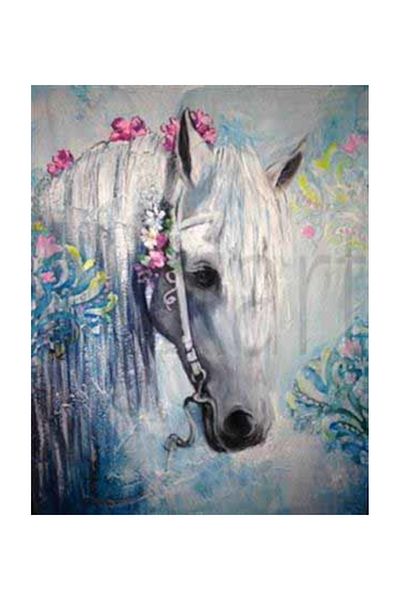 pixartsanat Horse Beauty Pixart Art Diamond Musical Painting Daimond Turkey 50*63