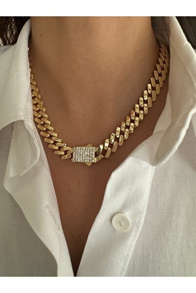 Chiaro Accessory Altın Kaplama Gurmet kolye