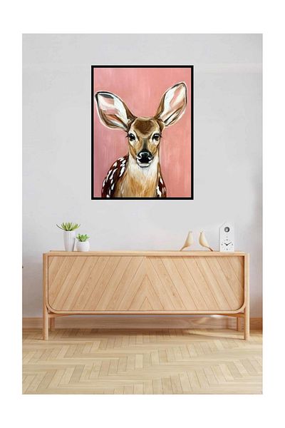 pixartsanat Tiny Gazelle Pixart Art Diamond Mosaic Painting Diamond Turkey 39*52