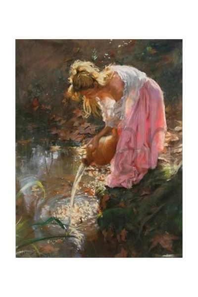 pixartsanat Pink Girl Pixart Art Diamond Mosaic Painting Diamond Turkey 46*61