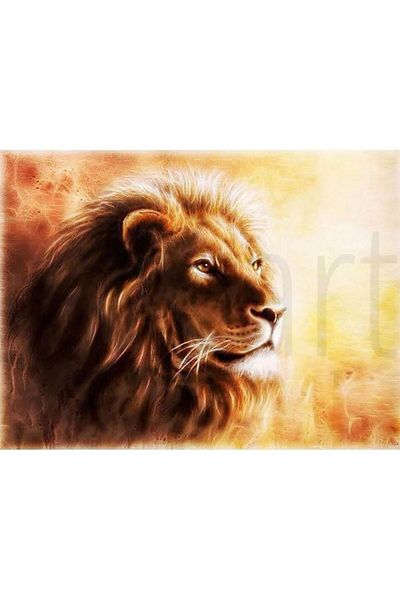 pixartsanat The Lion King 30x40 PixArt Art Diamond Mosaic Painting Diamond Turkey