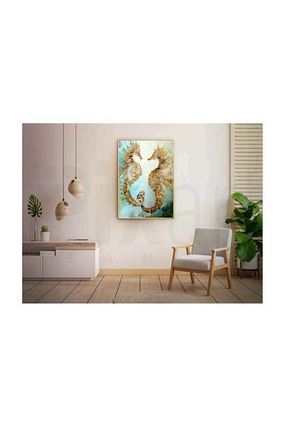 pixartsanat Love Under the Sea Pixart Art Diamond Mosic Painting Daimond Türkiye 50*71