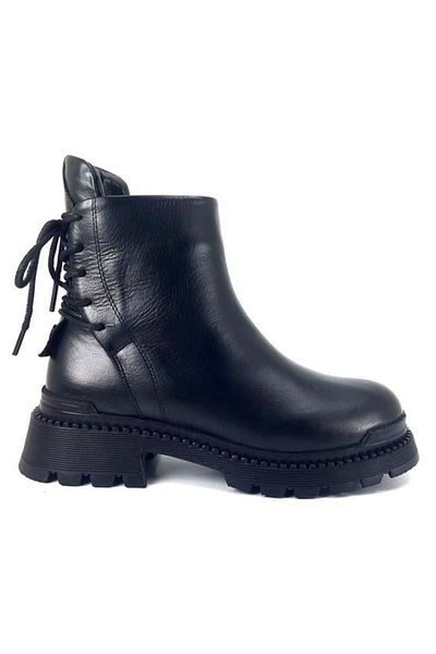 ALBİNİ Cizme zilnice Albini 10003 din piele naturală-negru