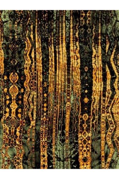 pixartsanat Golden Yellow Pattern Pixart Art Diamond Mosaic Painting Diamond Turkey 68*91