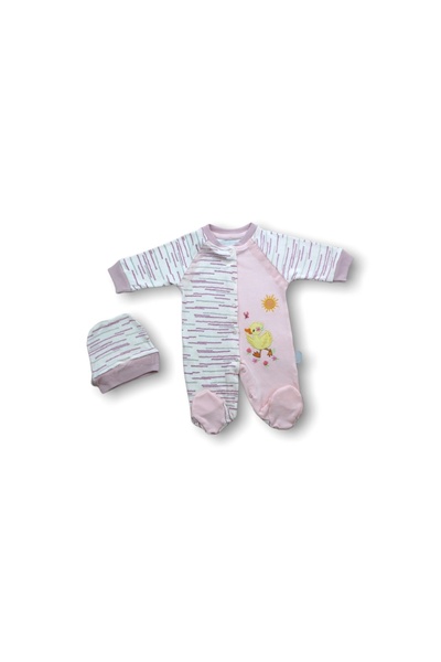 Narnuga Miraylife 0-3 3-6 6-9 Months Baby Girl Romper with Fancy Duck Embroid...