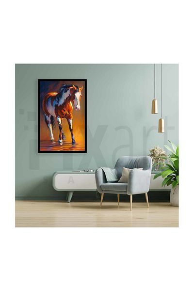 pixartsanat Patched Horse Pixart Art Diamond Mosaic Painting Diamond Turkey 42*62