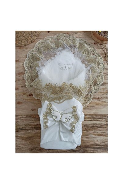 Narnuga MİRAYLİFE قماط للأطفال حديثي الولادة ناعم مع فيونكة على شكل جناح ملاك...