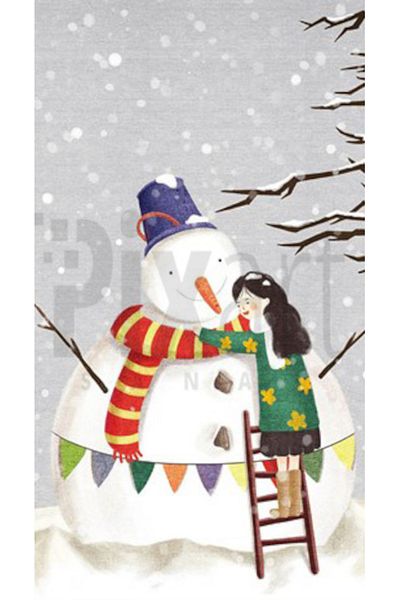 pixartsanat Snowman And Beautiful Woman Pixart Art Diamond Mosaic Painting Diamond Turkey 40*60