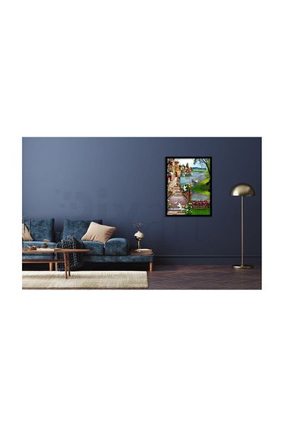 pixartsanat Landscape Pixart Art Diamond Mosaic Painting Diamond Turkey 46*58