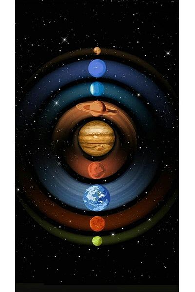 pixartsanat Solar System Pixart Art Diamond Mosaic Painting Diamond Turkey 38*69