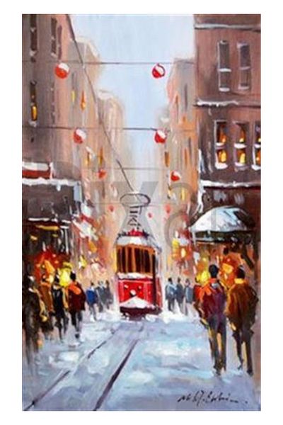 pixartsanat Rainy Taksim Pixart Art Diamond Mosaic Painting Diamond Türkiye 36*58