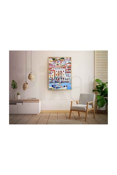 pixartsanat Boat Opened to the Sea Pixart Art Diamond Mosaic Painting Diamond Türkiye 40*60