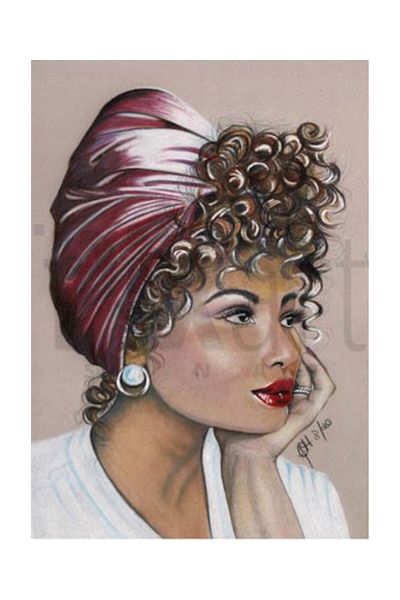 pixartsanat Curly Haired Woman Pixart Art Diamond Mosaic Painting Diamond Türkiye 50*60