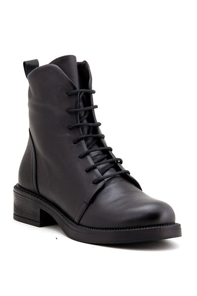 ALBİNİ Cizme casual Albini 10019 din piele naturală-negru