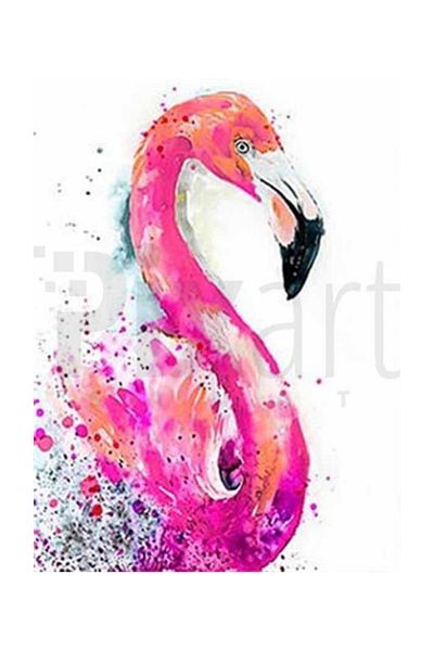 pixartsanat Flamingo Drawing Pixart Art Diamond Mosaic Painting Diamond Turkey 39*52