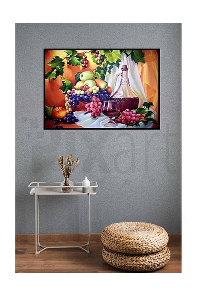 pixartsanat Fruits And Sherbet Pixart Art Diamond Mosaic Painting Diamond Turkey 79*56