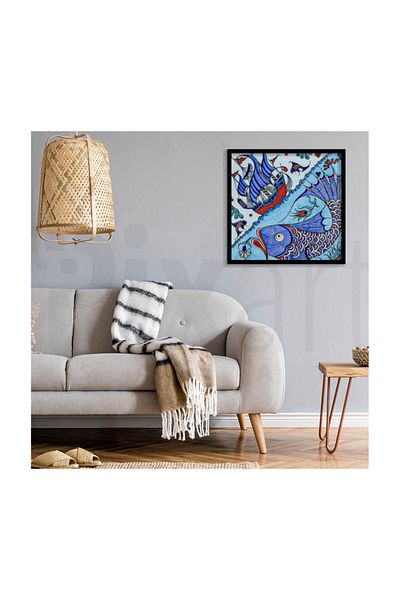 pixartsanat Fish And Ship Pattern Pixart Art Diamond Mosaic Painting Diamond Türkiye 62*61