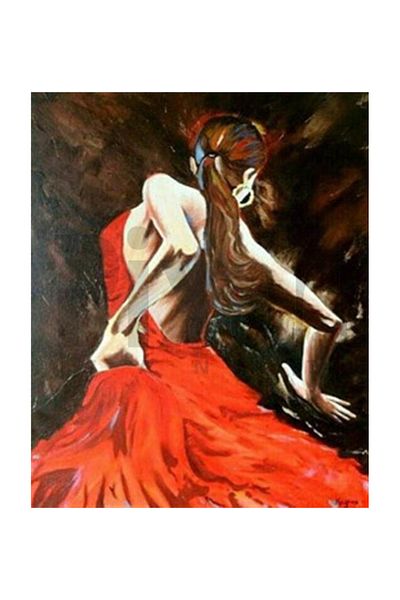pixartsanat Dancer Woman Pixart Art Diamond Mosaic Painting Diamond Turkey 41*51
