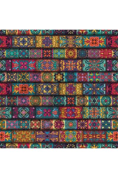 pixartsanat 50X50 Pixart Rug Patterned Diamond Painting with Diamond Mosaic - Turkey