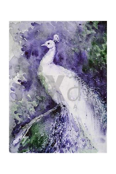 pixartsanat Peacock Drawing with Watercolor Pixart Art Diamond Mosic Painting Daimond Turkey 52*70