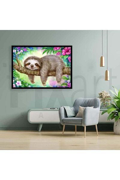 Yıldızan Animals 30*40 Cm Pixart Art Diamond Mosaic Painting Diamond Turkey