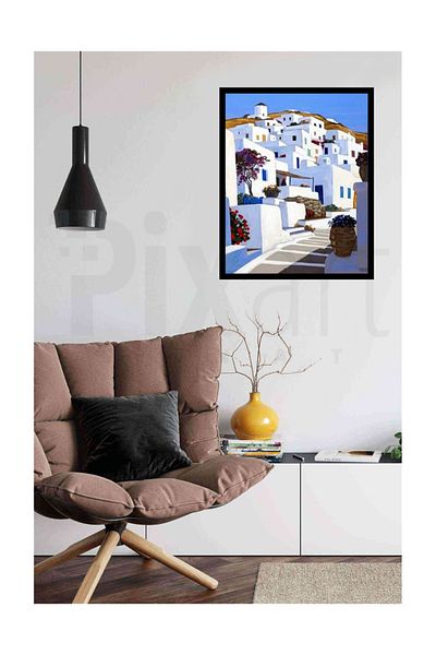 pixartsanat Basement Houses Pixart Art Diamond Mosaic Painting Diamond Turkey 41*50